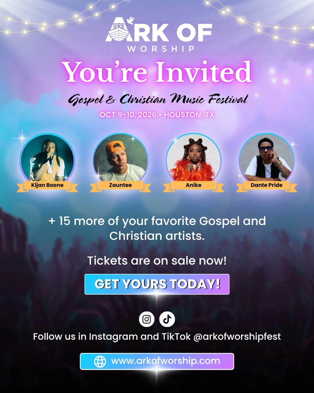Ark of Worship Gospel & Christian Music Festival 2026