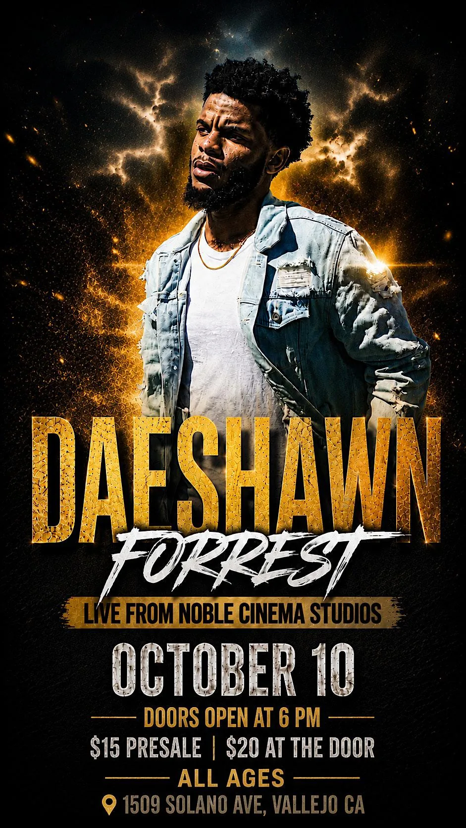 DaeShawn Forrest Live from Noble Cinema Studios