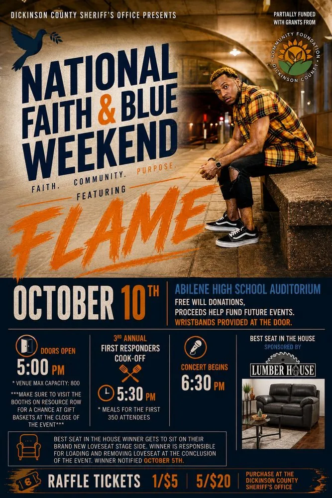Faith & Blue Weekend featuring FLAME
