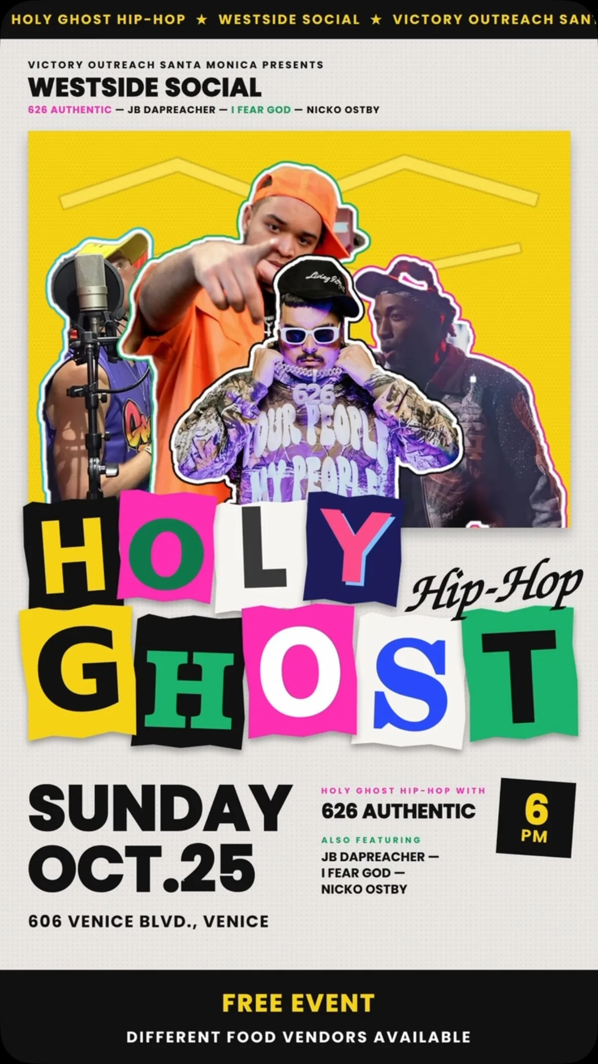 Westside Social: Holy Ghost Hip-Hop