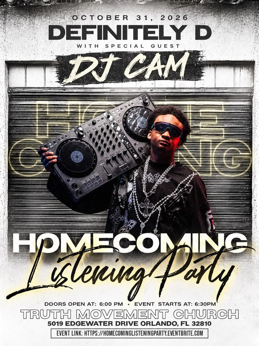 Definitely D — Homecoming Album Listening Party with DJ CAM image