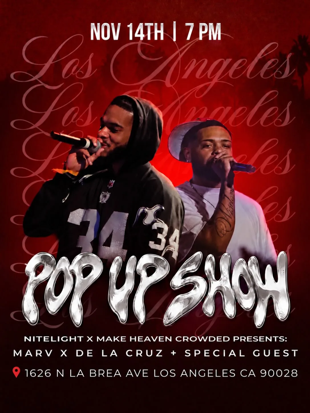 MARV & De La Cruz — LA Pop-Up Show