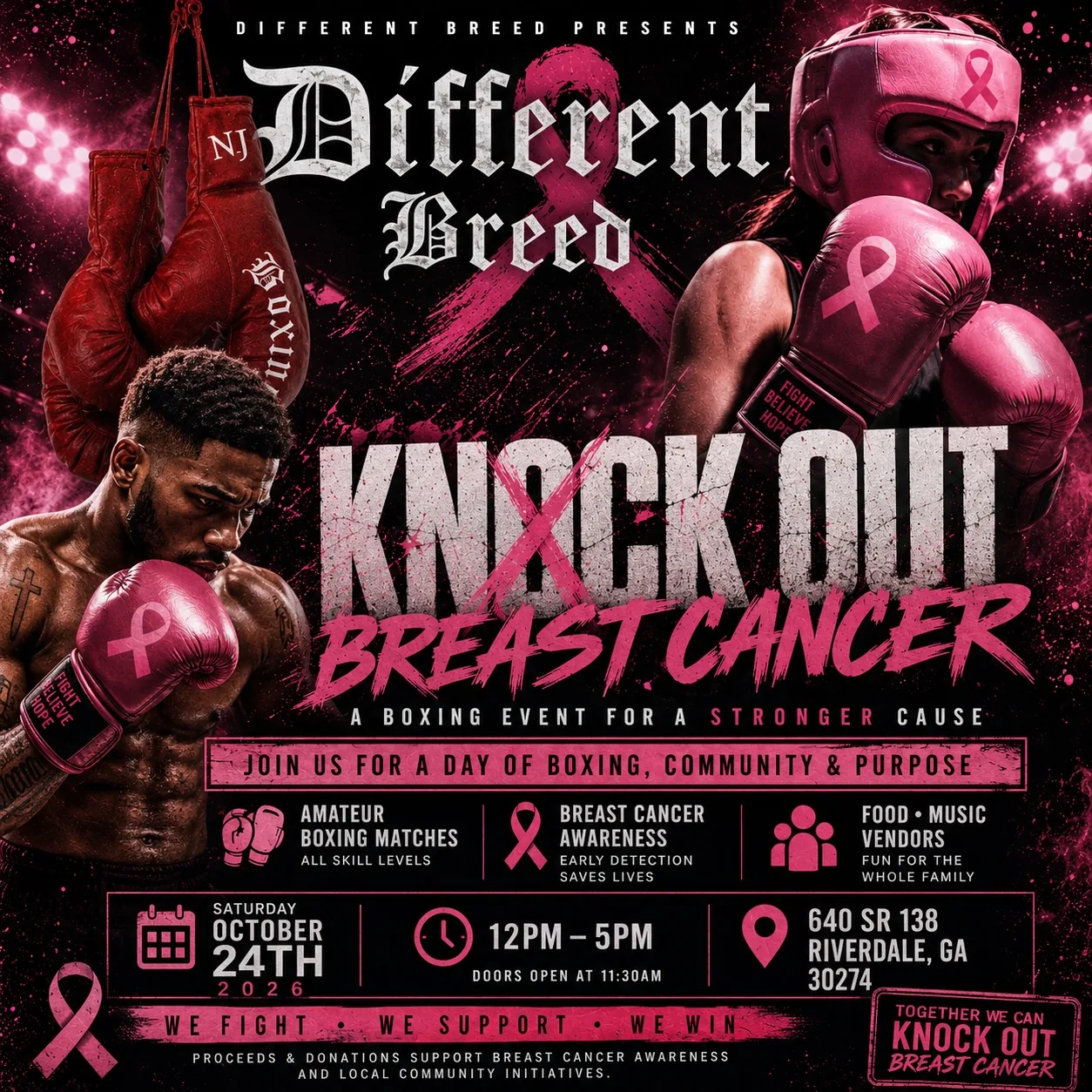 Knock Out Breast Cancer — Boxing & Live Music