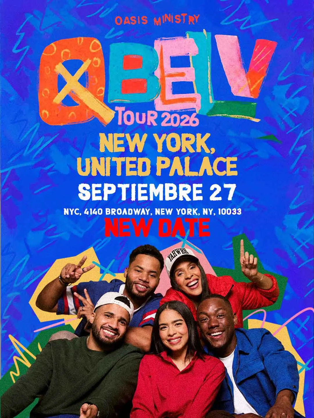 Oasis Ministry — QBELV Tour 2026