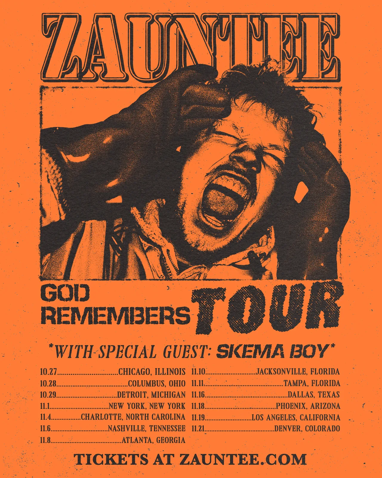 ZAUNTEE: God Remembers Tour image