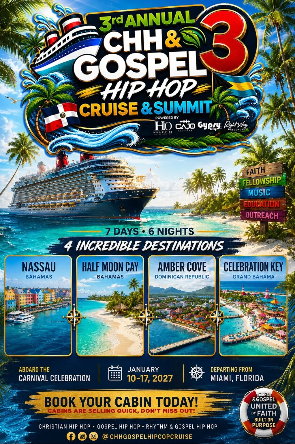 3rd Annual CHH & Gospel Hip-Hop Cruise & Summit image