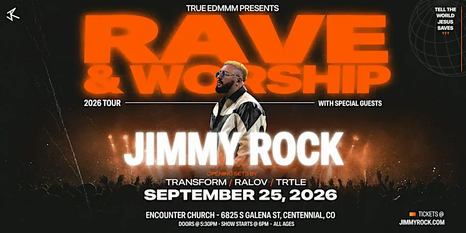 JIMMY ROCK — Rave & Worship Denver 2026 image