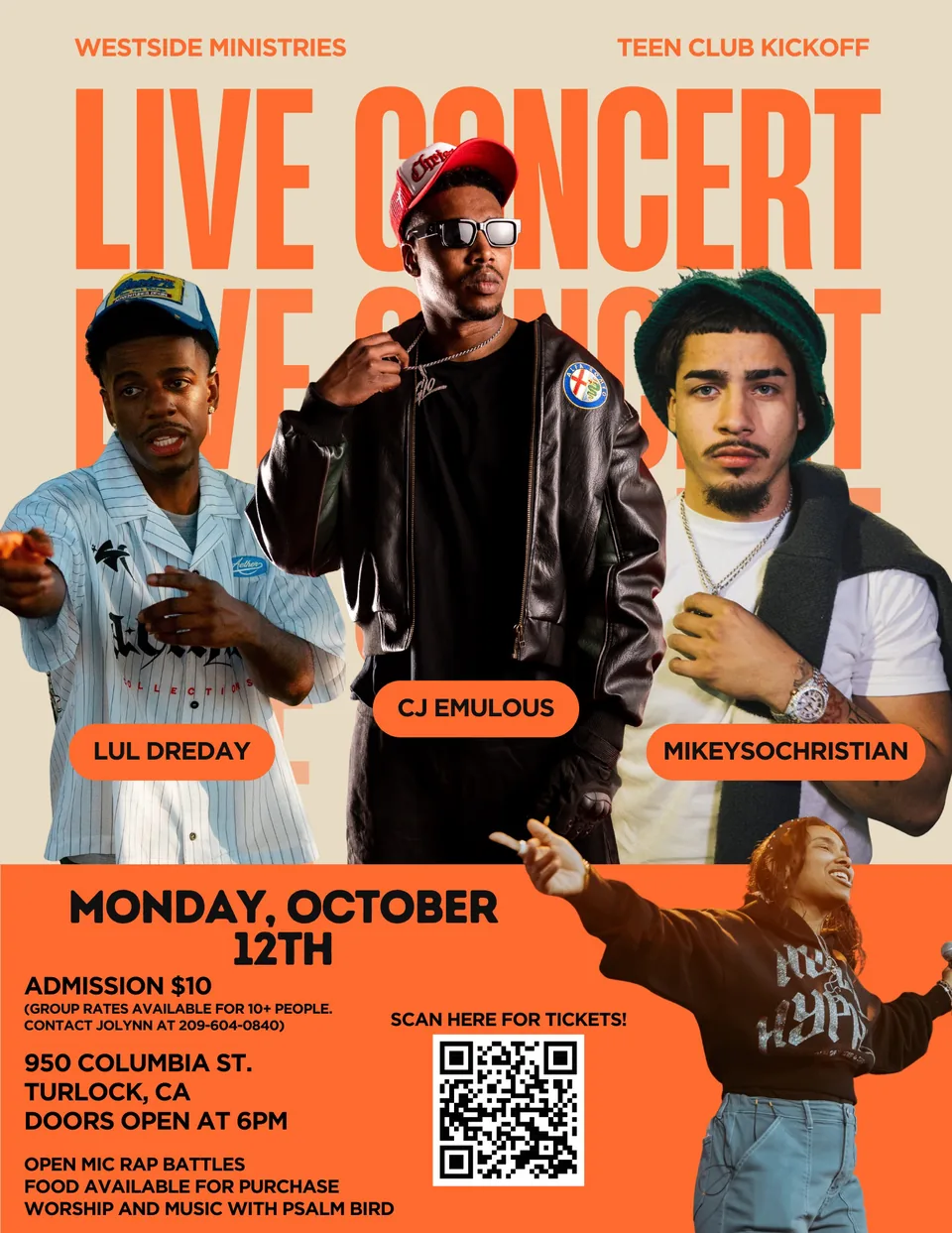 Teen Club Kickoff / Back to School Concert image
