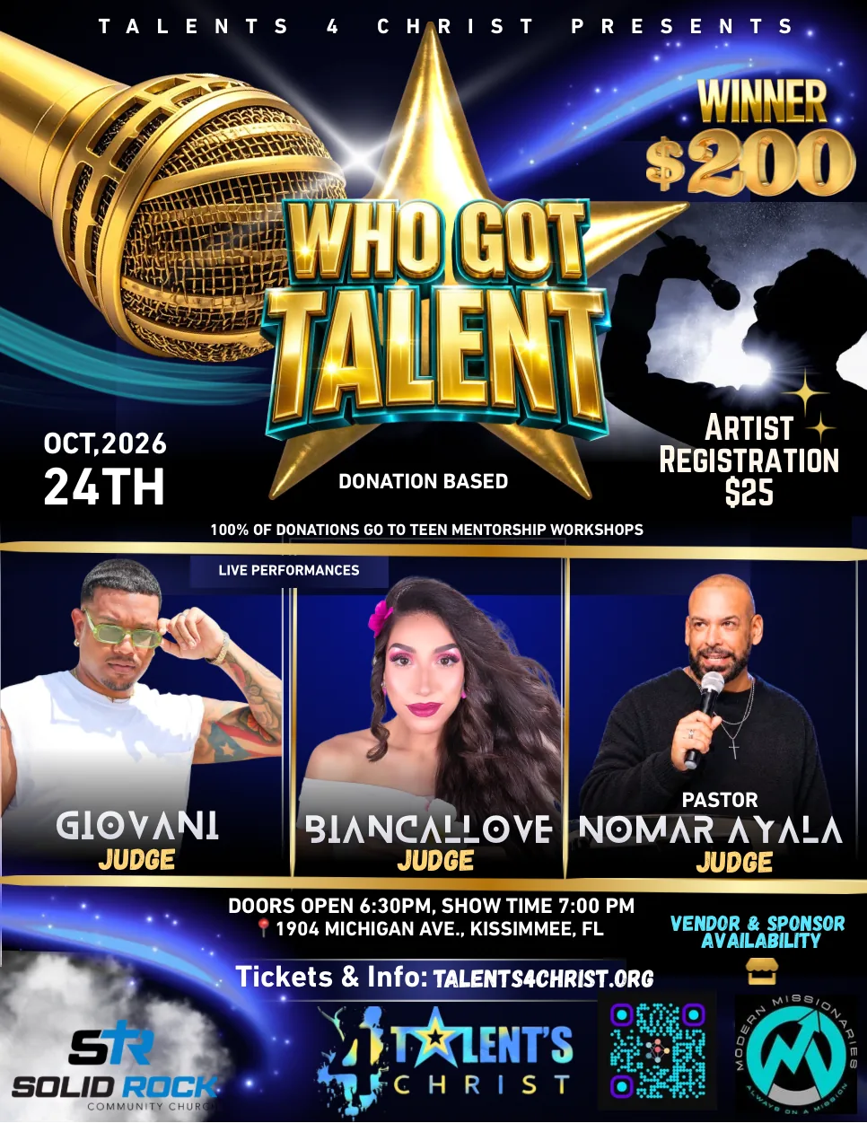 Who's Got Talent? — Talents 4 Christ