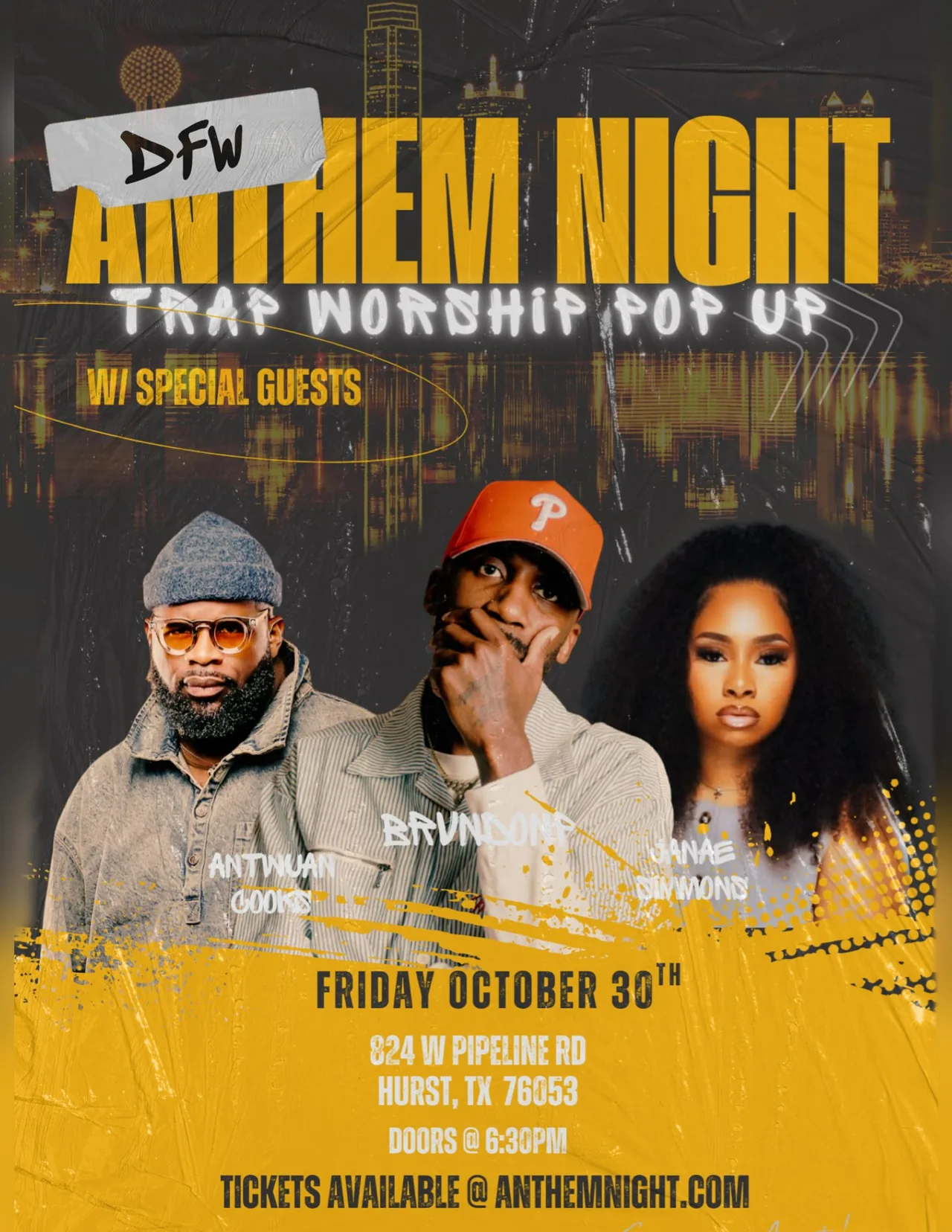 DFW Anthem Night — Trap Worship Pop Up